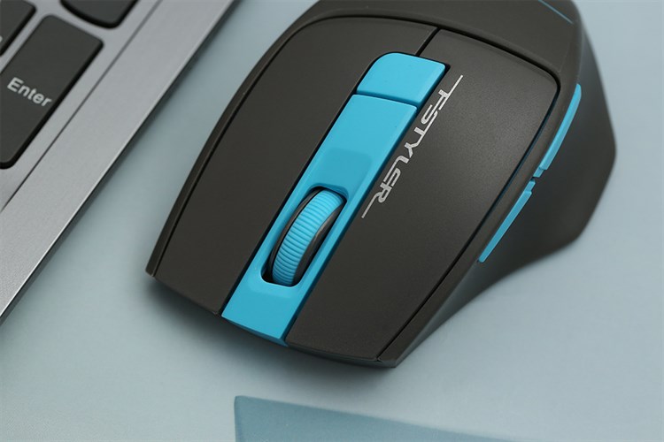 Chuột Không dây A4Tech FG30 Màu Đen - xanh dương