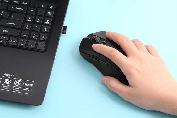 Chuột Không dây DareU A918 Màu Đen