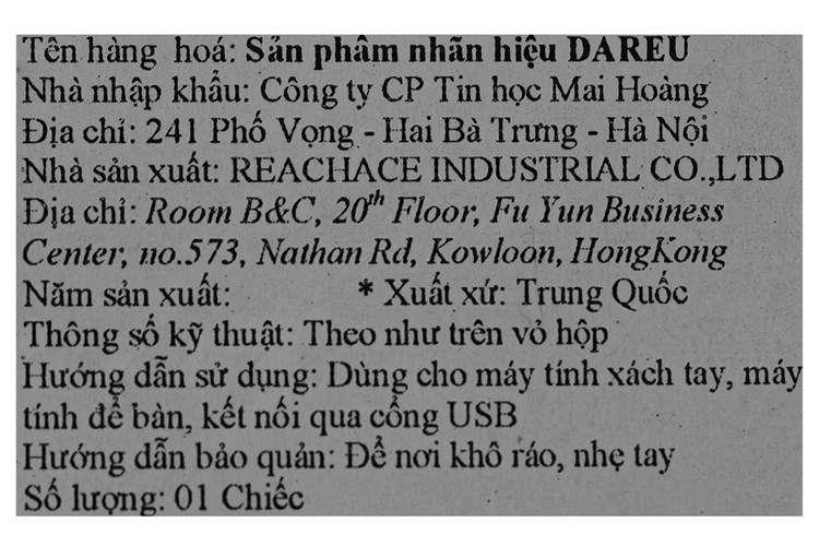 Chuột Không dây DareU A918 Màu Đen