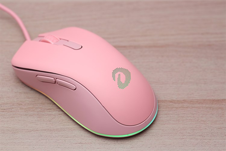 Chuột Có dây DareU EM908 Màu Hồng