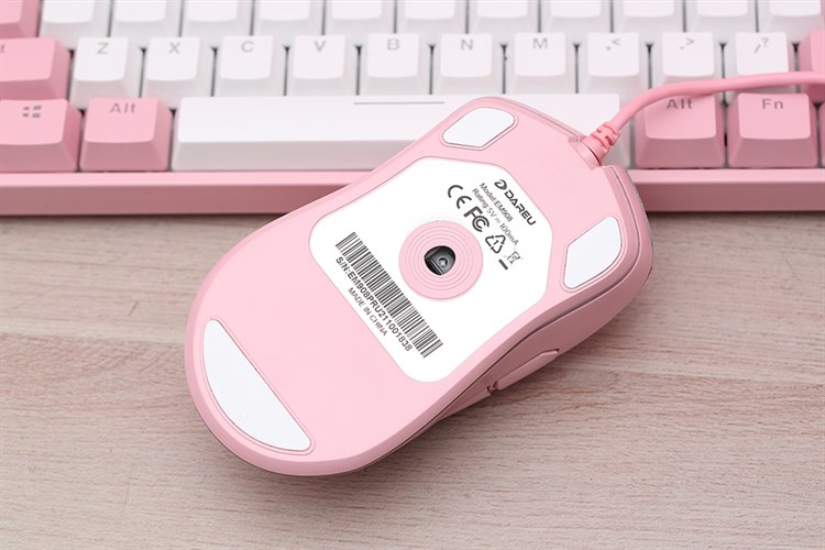 Chuột Có dây DareU EM908 Màu Hồng