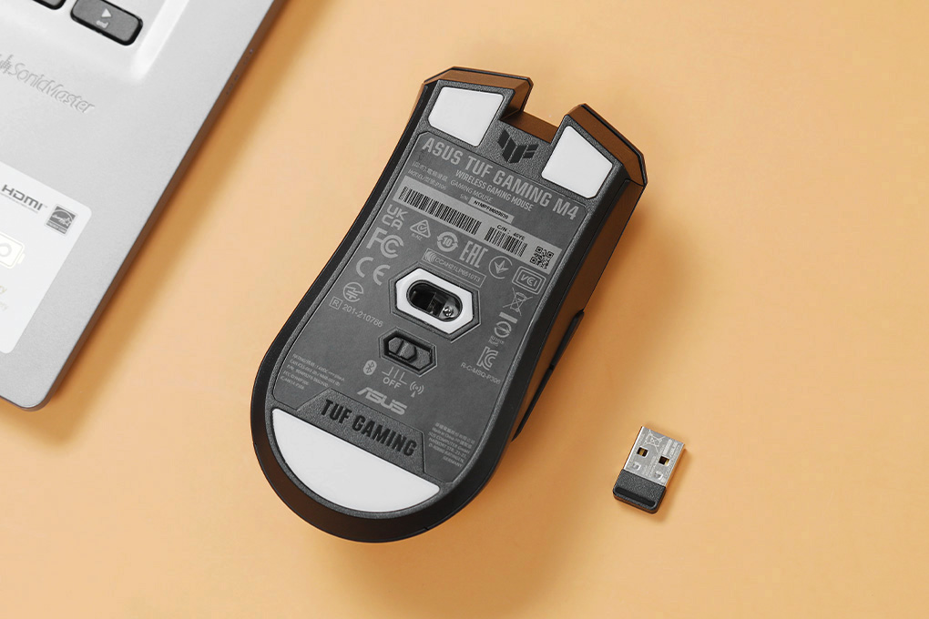 Chuột Bluetooth Gaming Asus TUF M4 WL Màu Đen