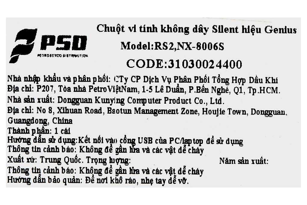 Chuột Không dây Silent Genius NX-8006S - 20