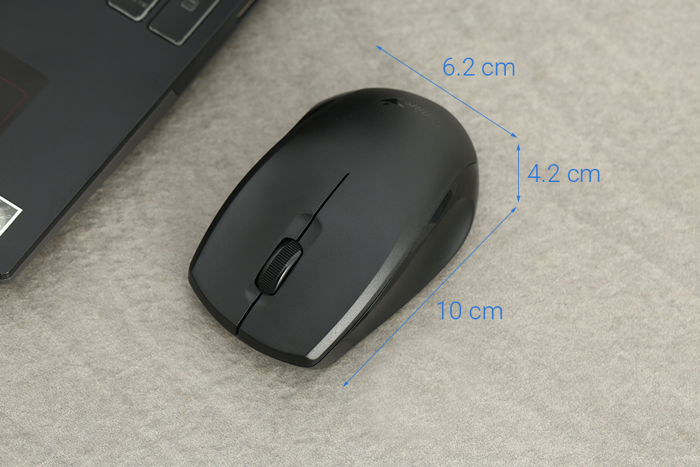 Chuột Không dây Silent Genius NX-8006S Màu Đen
