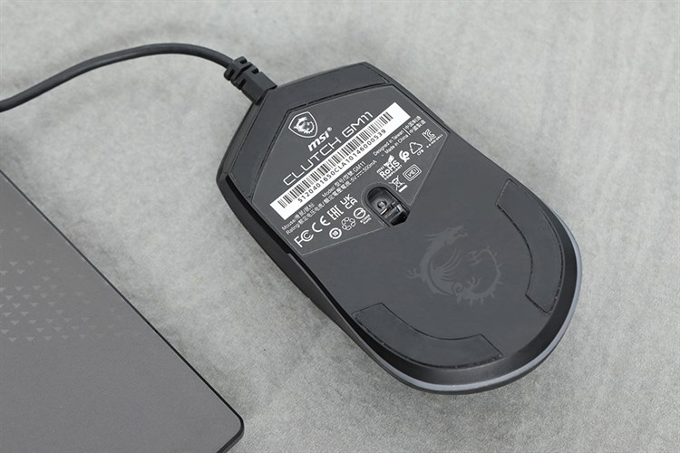 Chuột Có dây Gaming MSI Clutch GM11 Đen Màu Đen