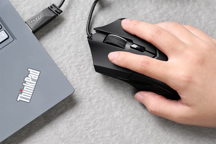 Chuột Có dây Gaming MSI Clutch GM08 Màu Đen