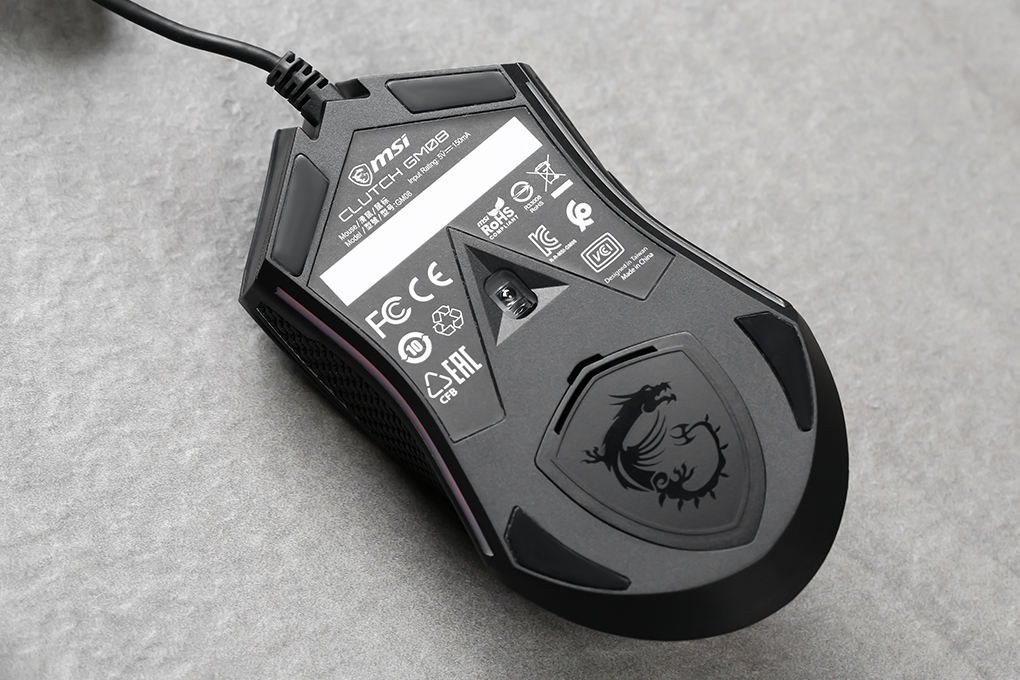 Chuột Có dây Gaming MSI Clutch GM08 Màu Đen