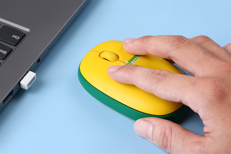 Chuột Không dây Bluetooth Silent Rapoo M650 Brazil Màu Vàng