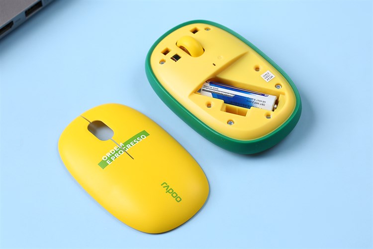 Chuột Không dây Bluetooth Silent Rapoo M650 Brazil Màu Vàng