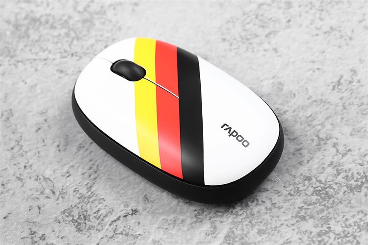 Chuột Bluetooth Silent Rapoo M650 Đức Màu Trắng - Vàng