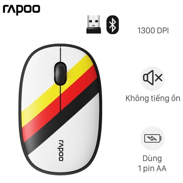 Chuột Bluetooth Silent Rapoo M650 Đức