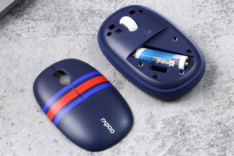 Chuột Bluetooth Silent Rapoo M650 Pháp Màu Xanh Dương