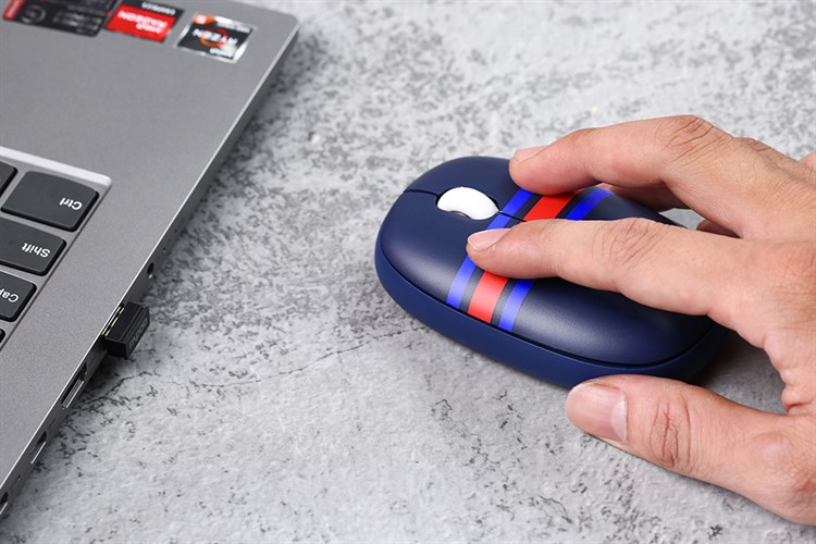 Chuột Bluetooth Silent Rapoo M650 Pháp Màu Xanh Dương