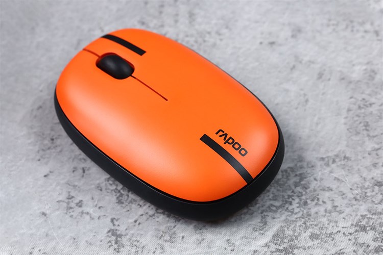 Chuột Không dây Bluetooth Silent Rapoo M650 Hà Lan Màu Đen - Cam