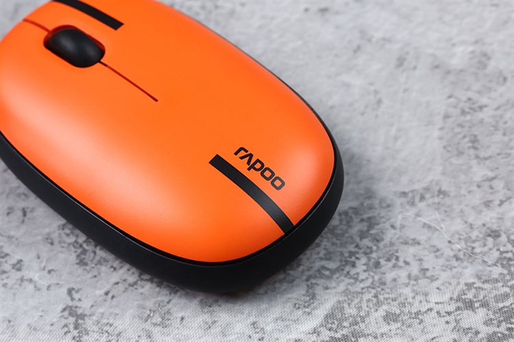 Chuột Không dây Bluetooth Silent Rapoo M650 Hà Lan Màu Đen - Cam
