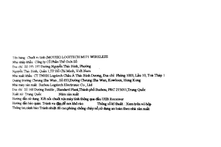 Chuột Không dây Logitech M171 Màu Xanh