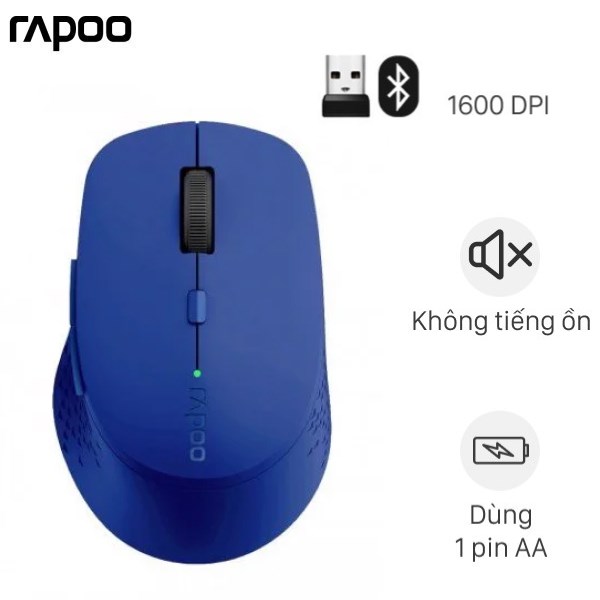 Chuột Không dây Bluetooth Silent Rapoo M300