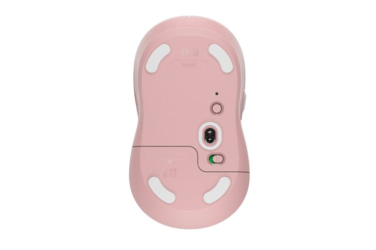 Chuột Bluetooth Silent Logitech Signature M650 Màu Hồng