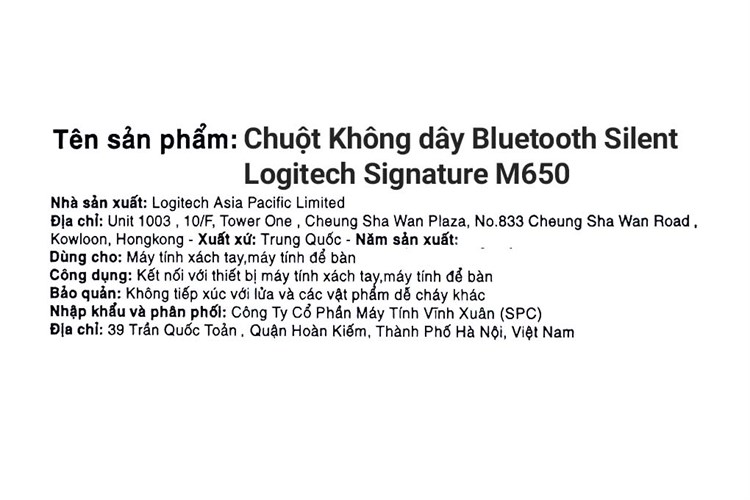Chuột Bluetooth Silent Logitech Signature M650 Màu Hồng