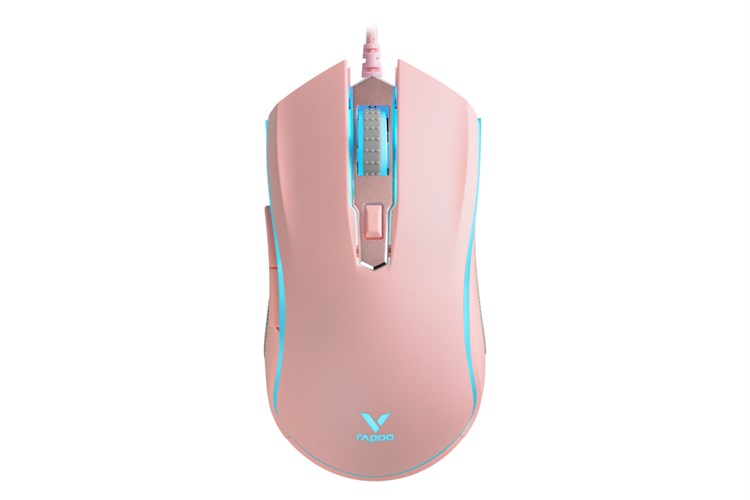 Chuột Có dây Gaming Rapoo V25S Màu Hồng