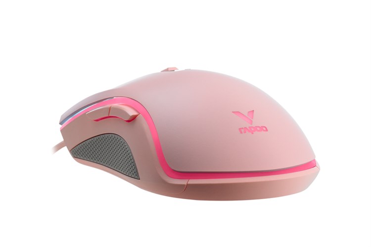 Chuột Có dây Gaming Rapoo V25S Màu Hồng