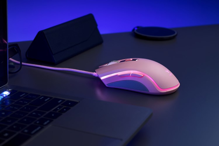 Chuột Có dây Gaming Rapoo V25S Màu Hồng