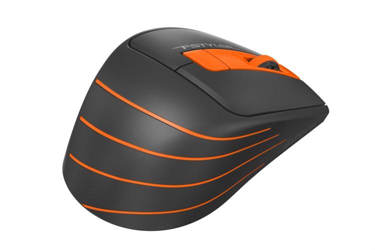Chuột Không dây Silent A4tech FG30S Màu Đen - Cam