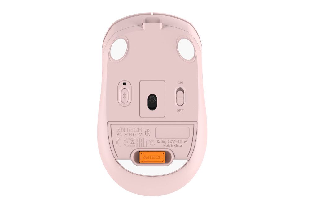 Chuột sạc Bluetooth Silent A4Tech FB10CS Màu Hồng