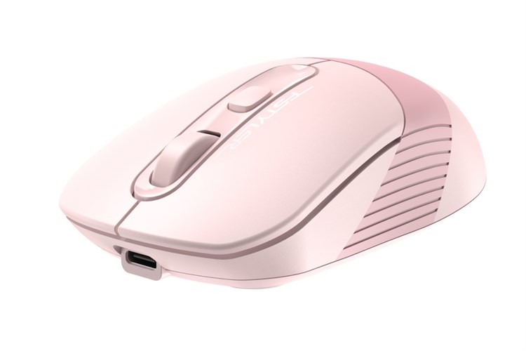 Chuột sạc Bluetooth Silent A4Tech FB10CS Màu Hồng
