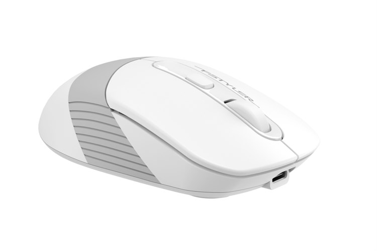 Chuột sạc Bluetooth Silent A4Tech FB10CS Màu Trắng