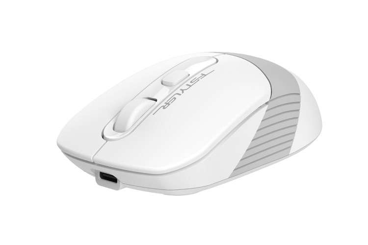 Chuột sạc Bluetooth Silent A4Tech FB10CS Màu Trắng