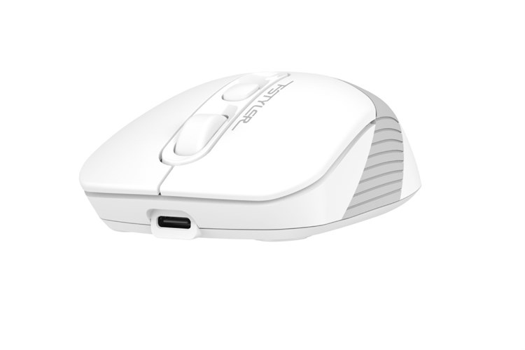 Chuột sạc Bluetooth Silent A4Tech FB10CS Màu Trắng