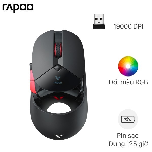 Chuột không dây Gaming Rapoo VT960s