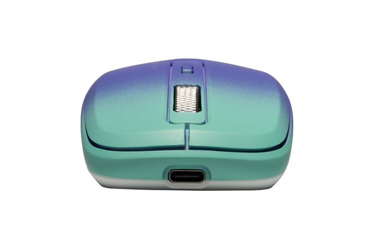 Chuột sạc Bluetooth Silent Zadez M382Z Màu Xanh tím