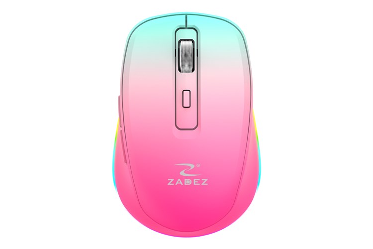 Chuột sạc Bluetooth Silent Zadez M382Z Màu Xanh hồng