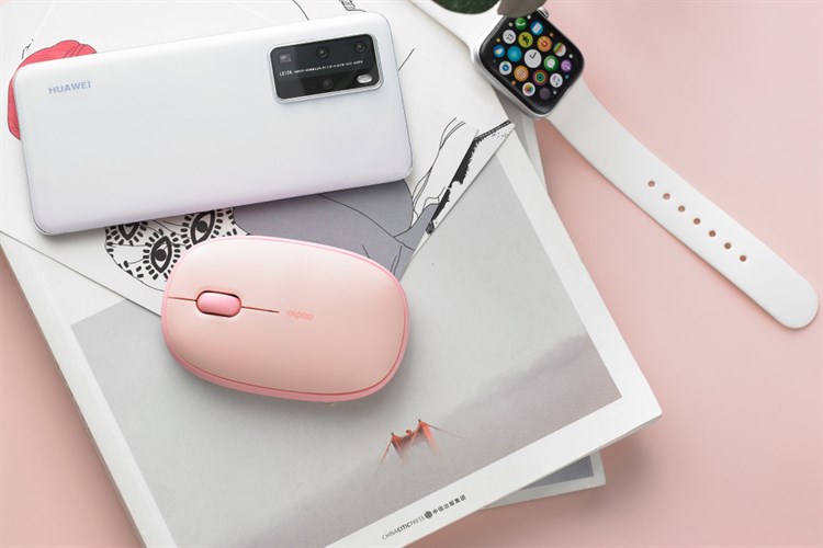 Chuột Bluetooth Silent Rapoo M650 Màu Hồng