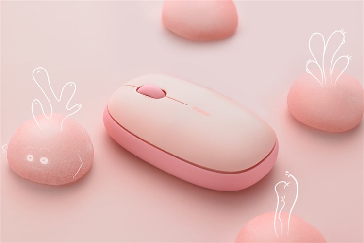 Chuột Bluetooth Silent Rapoo M650 Màu Hồng