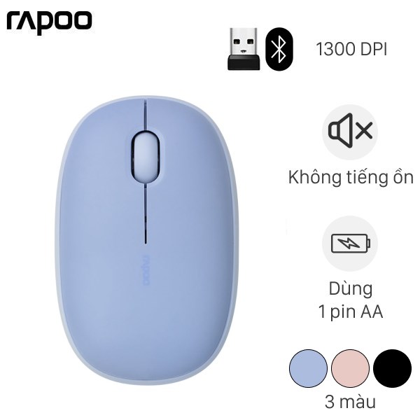 Chuột Không dây Bluetooth Silent Rapoo M650