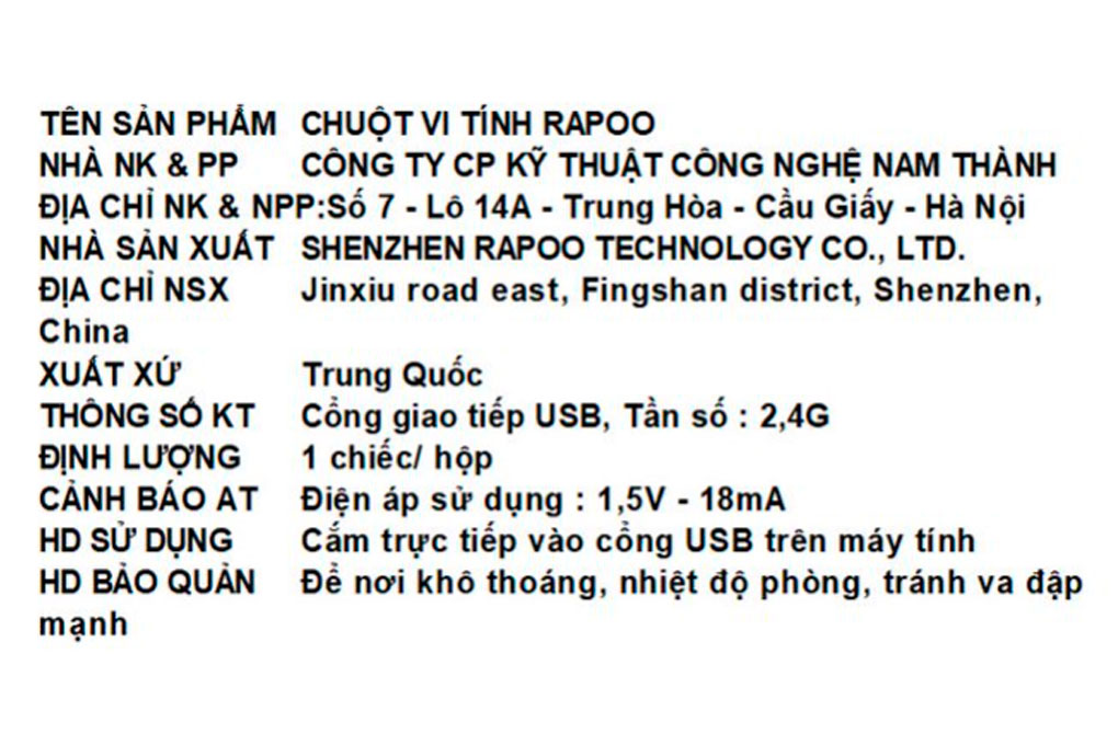 Chuột Không dây Silent Rapoo M320 Màu Đen