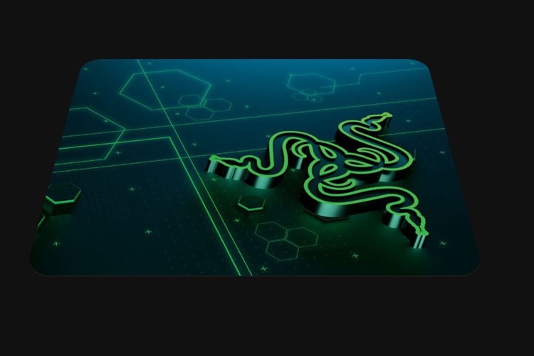 Chuột Có Dây Gaming và Lót Chuột Razer Abyssus Lite-Razer Goliathus Mobile Construct Edition Màu Đen