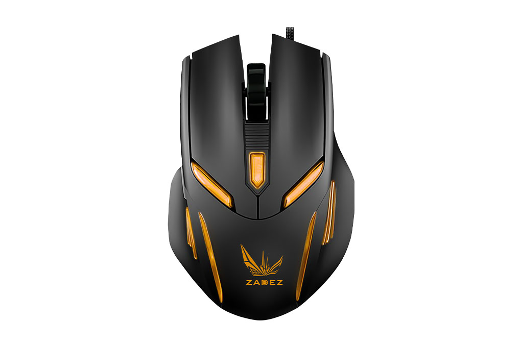 Chuột Có dây Gaming Zadez G-611M Màu Đen