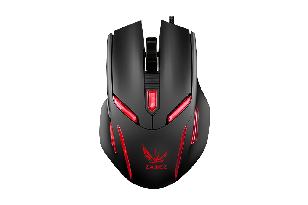Chuột Có dây Gaming Zadez G-611M Màu Đen