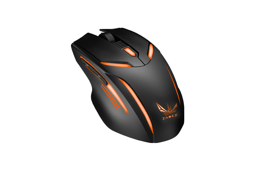 Chuột Có dây Gaming Zadez G-611M Màu Đen