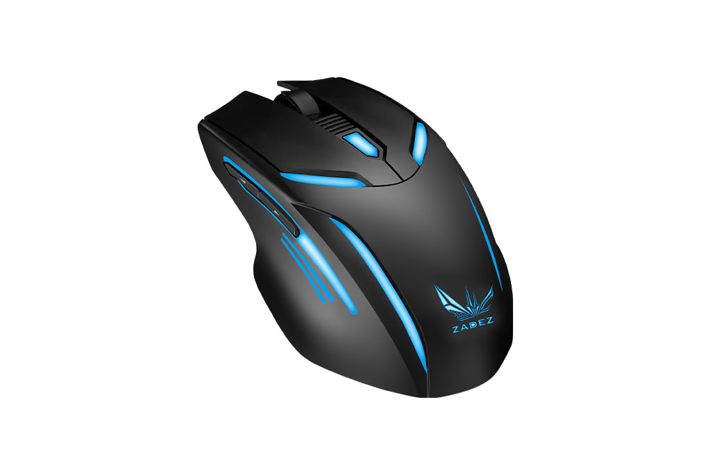 Chuột Có dây Gaming Zadez G-611M Màu Đen