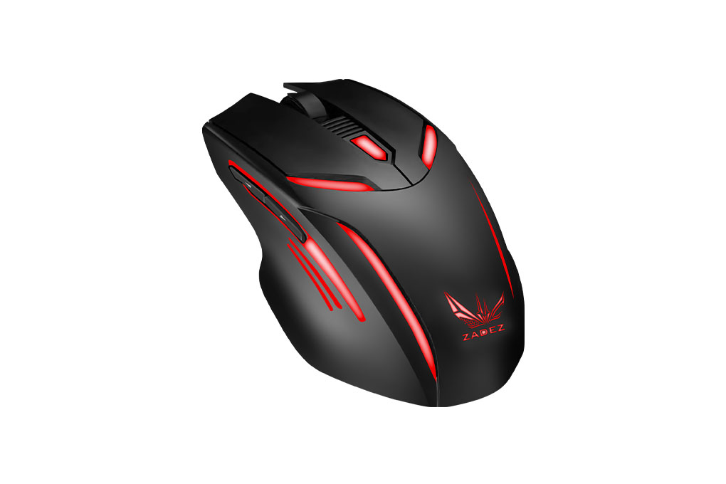 Chuột Có dây Gaming Zadez G-611M Màu Đen