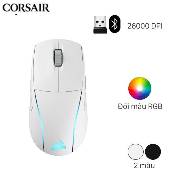 Chuột Sạc Bluetooth Gaming Corsair M75 Air