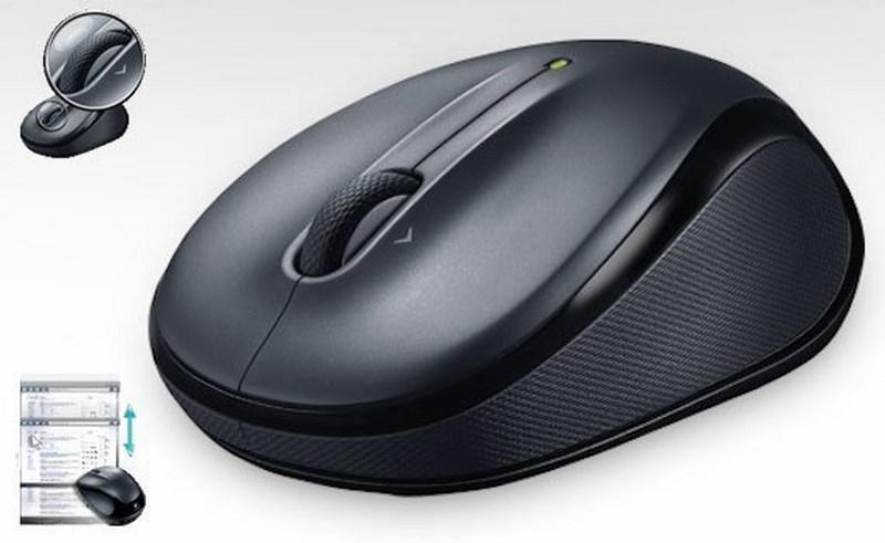 Chuột không dây Logitech M325 - Thanh cuộn trang tiện lợi