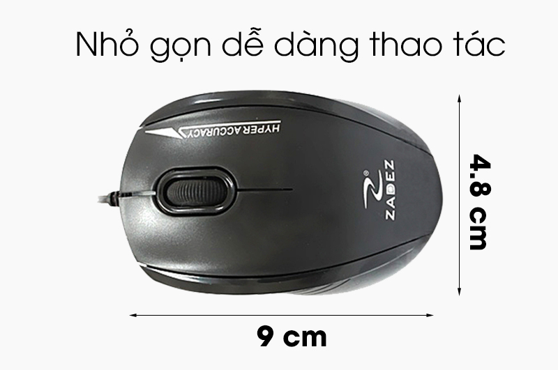 Chuột có dây Zadez M116 Đen - Kiểu dáng nhỏ gọn, thiết kế đẹp mắt Chuột có dây Zadez M116 Đen - Kiểu dáng nhỏ gọn, thiết kế đẹp mắt