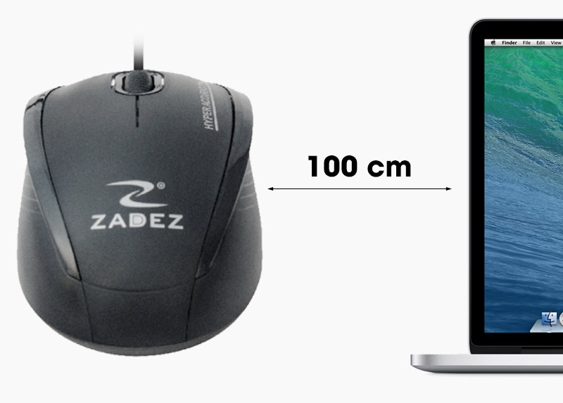 Chuột có dây Zadez M116 Đen - Chiều dài dây 100 cm Chuột có dây Zadez M116 Đen - Chiều dài dây 100 cm