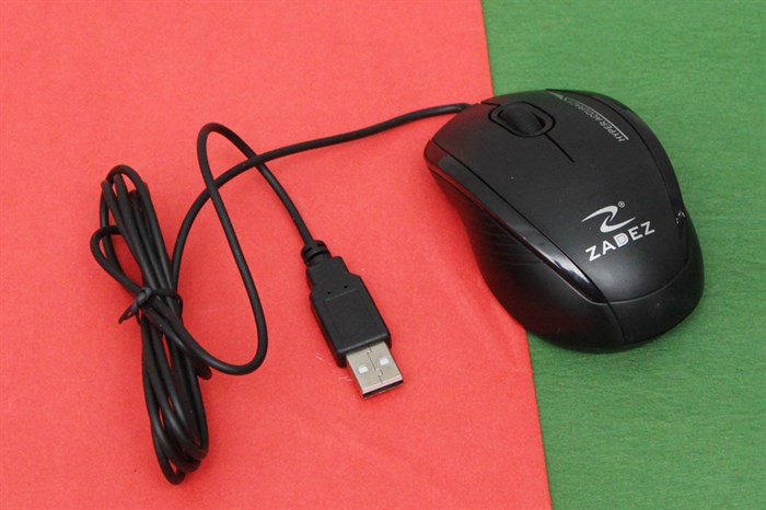 Chuột có dây Zadez M116 Đen Màu Đen